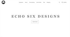 Desktop Screenshot of echosixdesigns.com