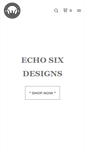Mobile Screenshot of echosixdesigns.com